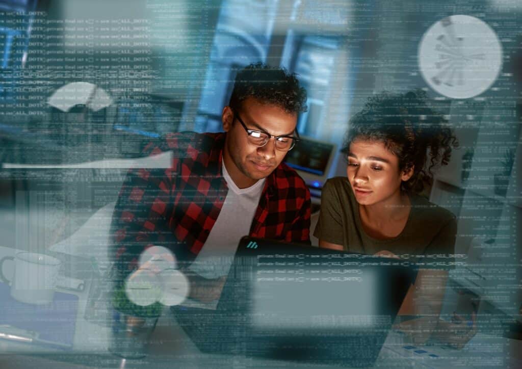 Illustrasjon av datadrevet annonsering – innsikt, retargeting, målgrupper og konverteringsoptimalisering i digital markedsføring i Norge.